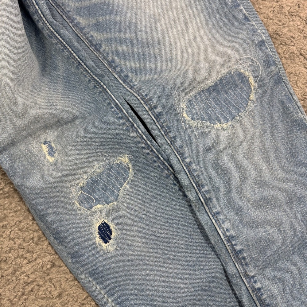 Lucky Brand Lolita Capri Jeans Womens 29x26 Light Wash Distressed 7W13491 Denim - Picture 10 of 12
